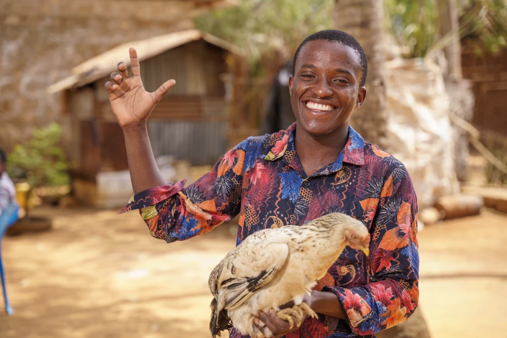 Youth livelihoods: Omar's story